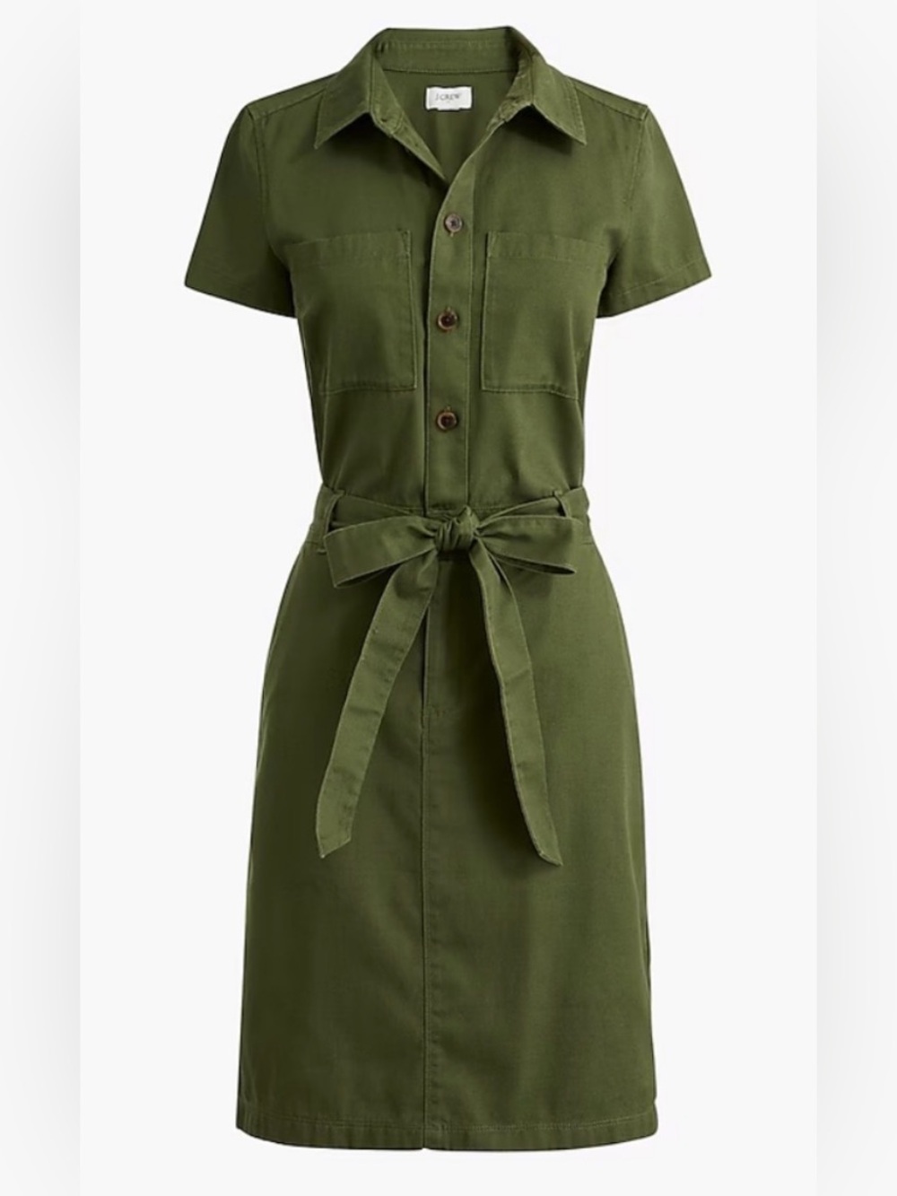 J. Crew Utility Short Sleeve Mini Dress | 8